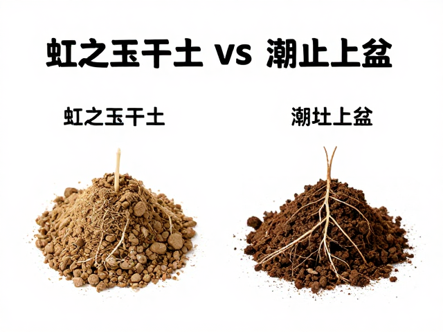 虹之玉干土vs潮土上盆，选通风环境，新手必看的上盆技巧