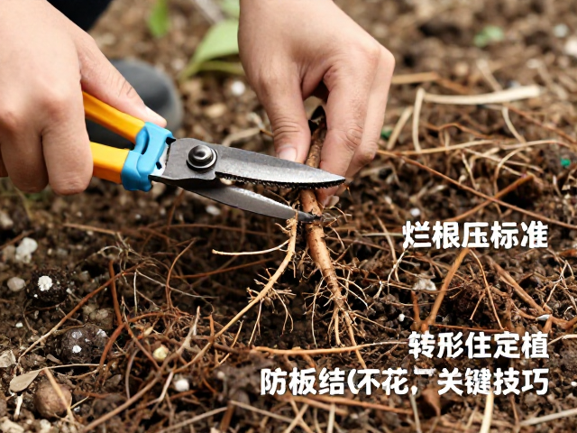 烂根修剪标准，轻压定植，防板结换土，养花不死的关键技巧