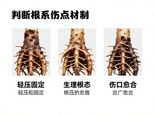 暴晒脱水后轻压固定，如何判断根系伤口愈合？3大观察要点详解
