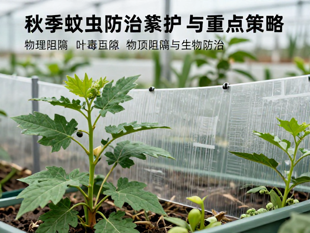 物理阻隔与生物防治的低毒干预策略
