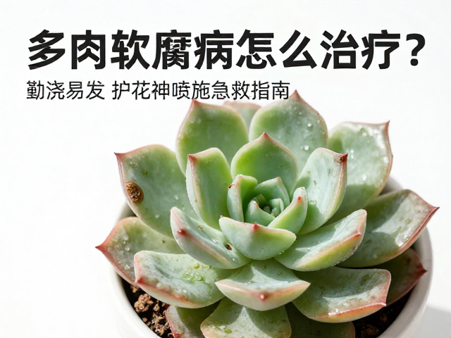 多肉软腐病怎么治疗？勤浇易发，护花神喷施急救指南