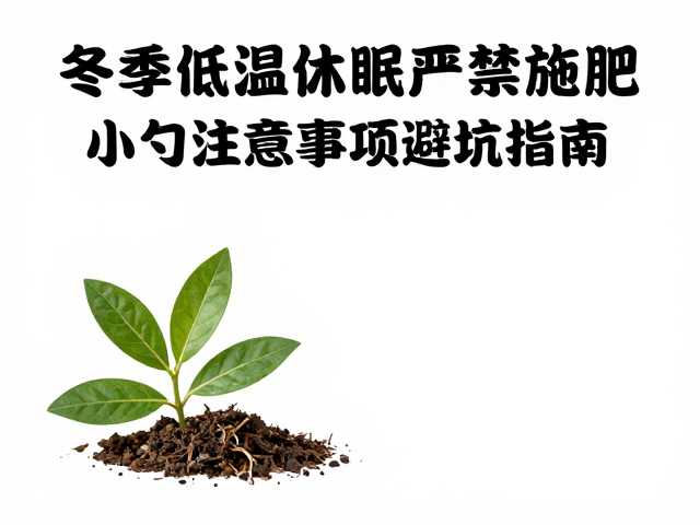 冬季低温休眠严禁施肥！小勺埋肥易致肥害，3大注意事项避坑指南