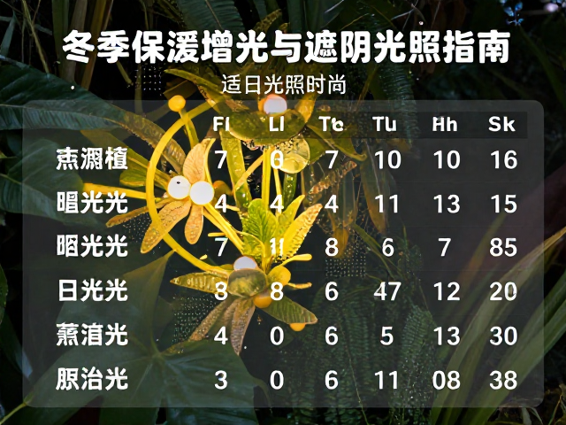 光照监测与环境调控