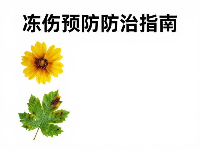 冻伤预防核心，解决叶面焦黄，晒伤冻伤防治指南