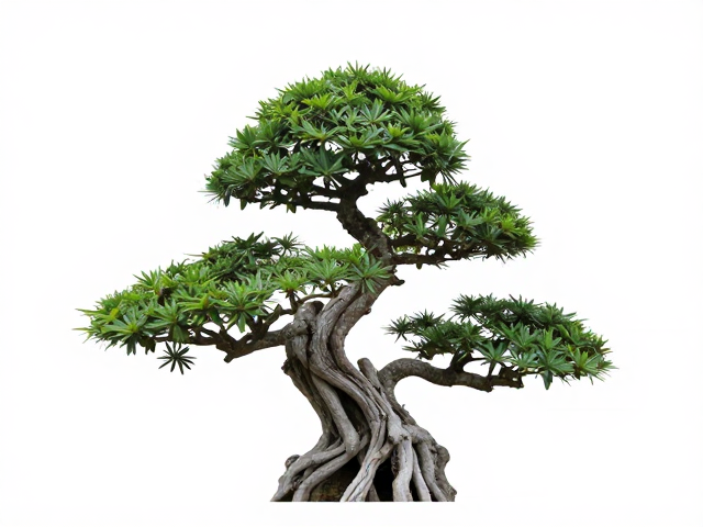 悬崖桩养护，选对植株与时机，顺着主干走势保留层次