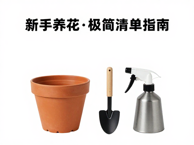 新手养花极简清单，换盆工具与喷壶选购指南