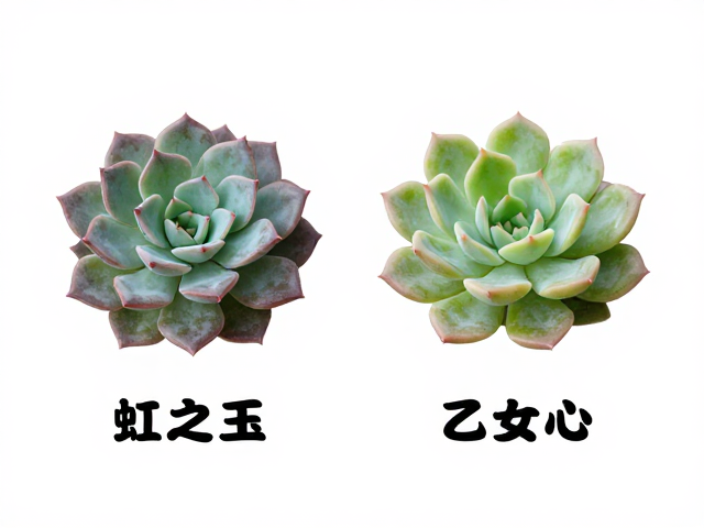乌木、虹之玉和乙女心怎么区分？多肉品种辨别全攻略