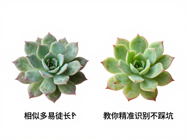 相似多肉易徒长？对比叶色辨品种，教你精准识别不踩坑