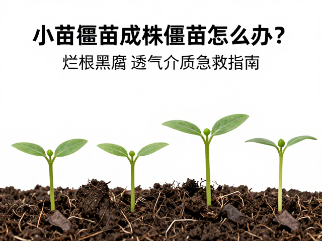 小苗僵苗成株僵苗怎么办？烂根黑腐换透气介质急救指南