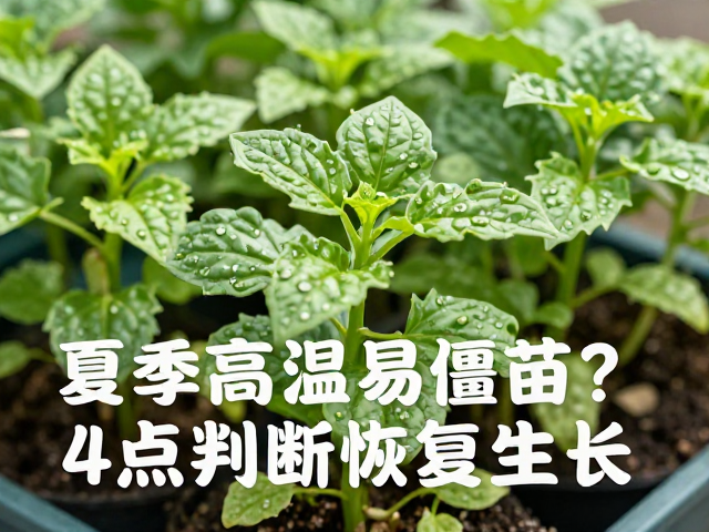 夏季高温易僵苗？上盆先散光养护，4点判断恢复生长