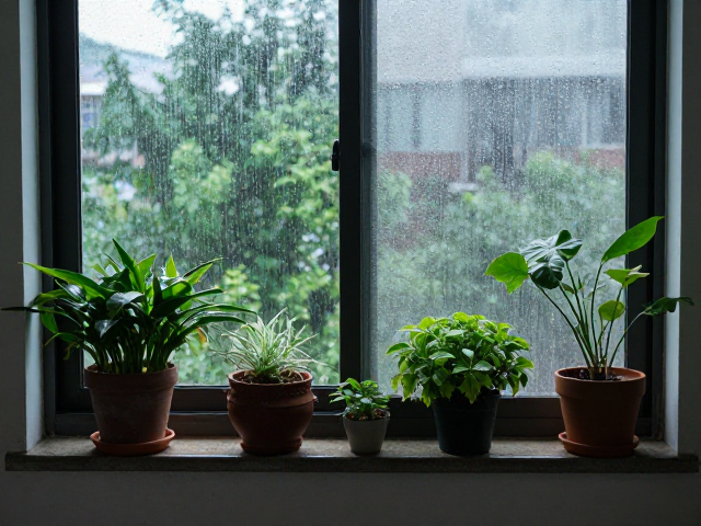 梅雨季窗台光照通风攻略，东西北向植物摆放与降温控光方案