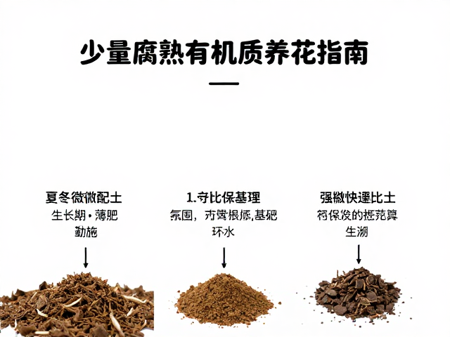 夏冬微调配土，生长期薄肥勤施，少量腐熟有机质养花指南