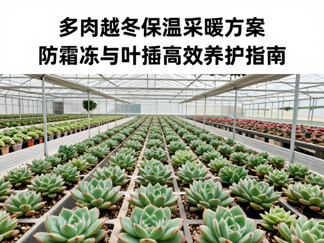 大棚多肉越冬保温采暖方案，防霜冻与叶插高效养护指南
