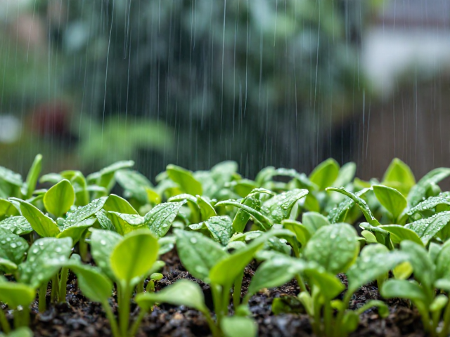 梅雨季养花避坑，发芽后光照循序渐进，加强通风防闷苗