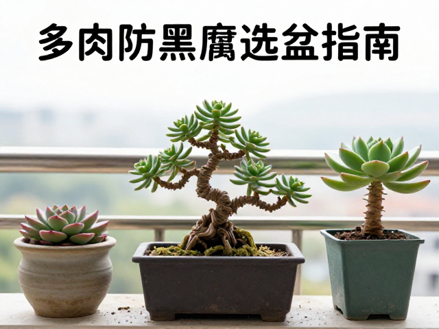 阳台多肉防黑腐选盆指南，玄关小型盆景搭配灵感