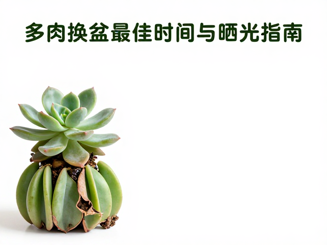 多肉换盆最佳时间与晒光指南，底部叶片干枯是否正常？