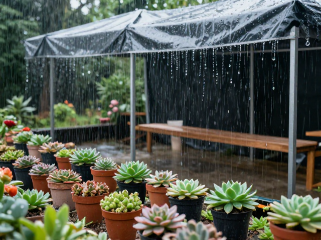 避雨设施搭建与雨水管理策略