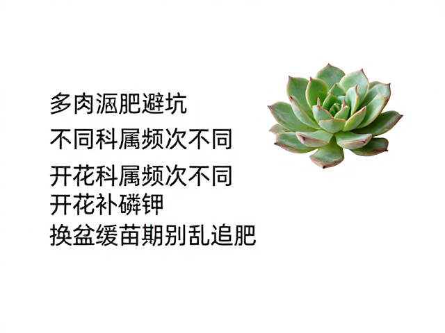 开花补磷钾，换盆缓苗期别乱追肥
