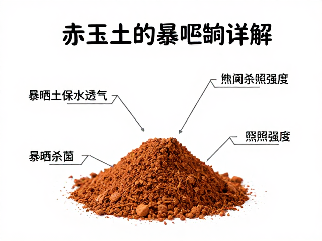 暴晒环境对赤玉土微生物生态的影响机制