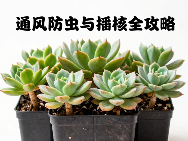 秋季多肉养护，通风防虫与叶插繁殖全攻略