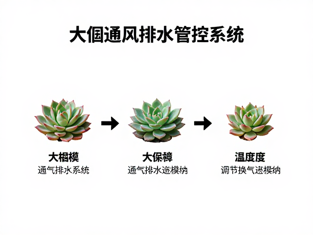 大棚多肉通风排水管控系统，温湿度调节与换气指南