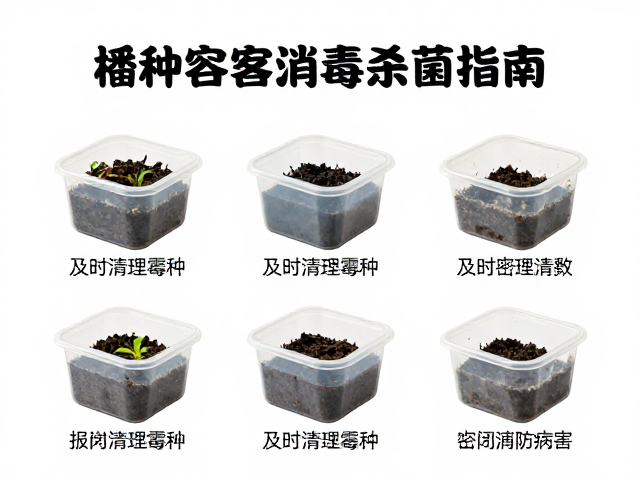 播种容器消毒杀菌指南，及时清理霉种，避免密闭高湿防病害