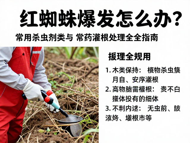科学喷药操作与灌根处理的执行细节