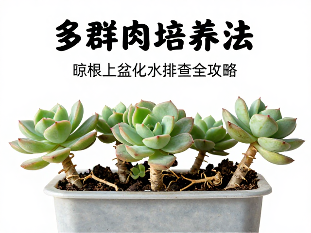 群生状态下的日常养护与形态调控