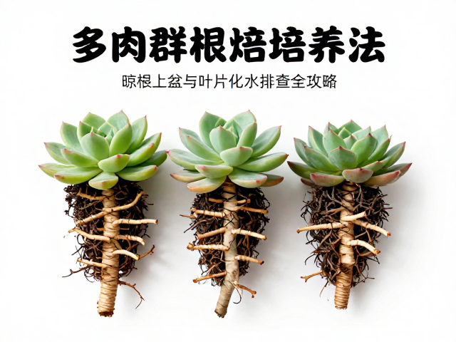 晾根上盆的操作细节与缓苗机制