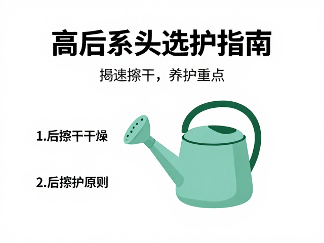 用后清洁与干燥的重要性