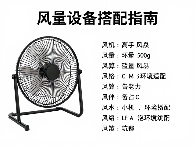 风扇通风设备搭配指南:风量计算与环境适配