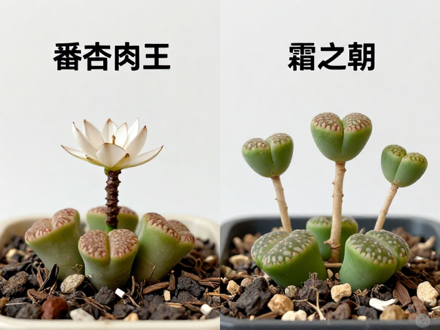 老桩白凤与霜之朝养护对比