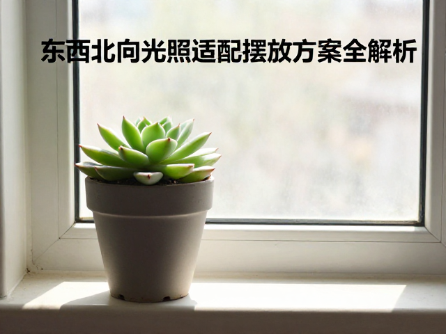 窗台直射光下多肉徒长？东西北向光照适配摆放方案全解析