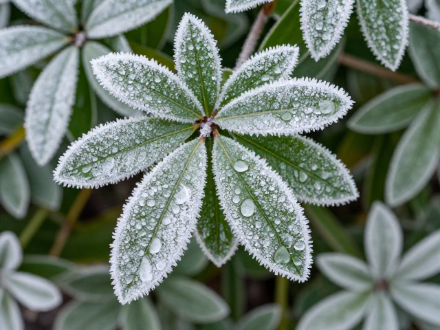 冬季植物叶片化水发白？补光上色与清理化水全方案