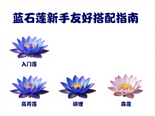 蓝石莲新手友好搭配指南，按难度分级选购超全攻略