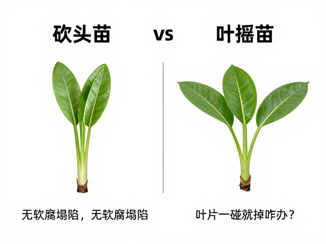 砍头苗与叶插苗的繁殖逻辑差异
