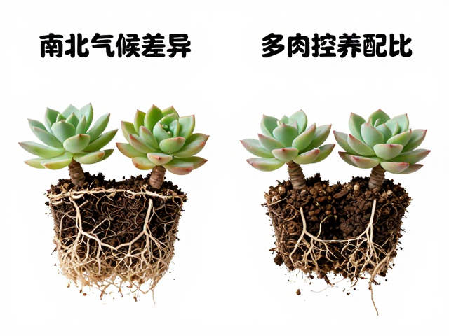 南北气候差异下的多肉控养配土，微调控水型配方思路