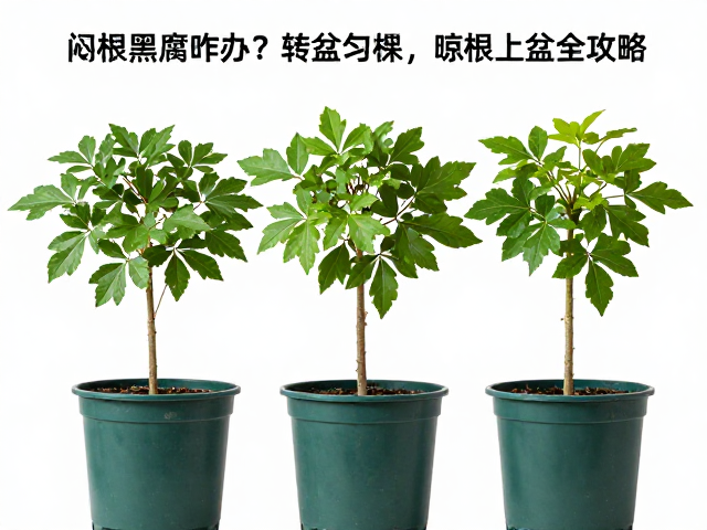 阳台闷根黑腐咋办？转盆匀株，晾根上盆全攻略