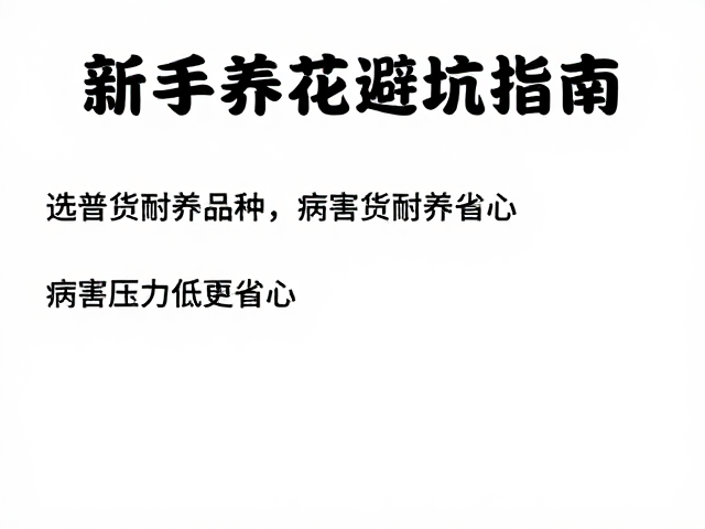 识别高病害风险品种与建立基础养护逻辑