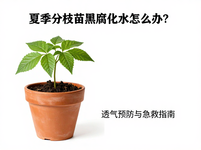 夏季分株苗黑腐化水怎么办？透气陶盆预防与急救指南