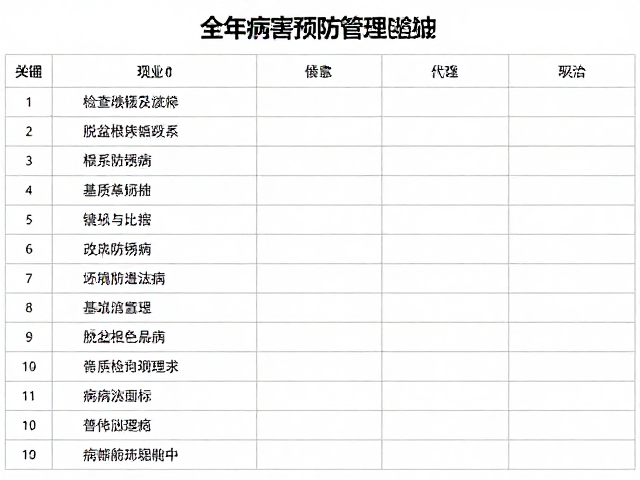 基质改良与环境调控