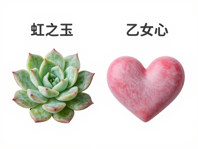 多肉虹之玉与乙女心区别？温差大颜色更艳，最受欢迎品种大盘点
