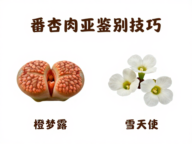 橙梦露与雪天使的品种特征与鉴别