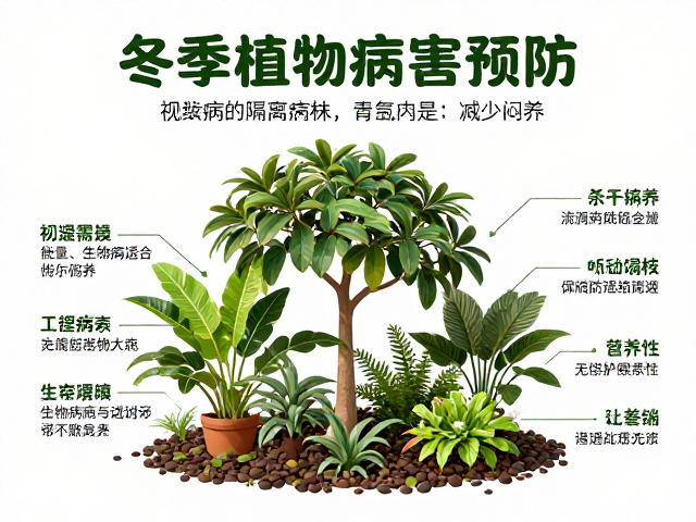 冬季植物病害预防，隔离病株与减少闷养的全年管理规划