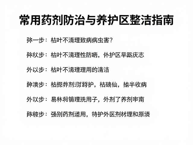 针对性药剂的科学施用策略