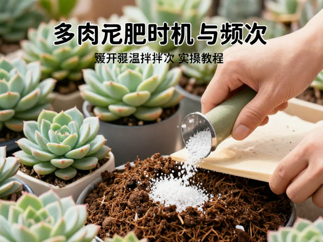 多肉植物的生长周期与施肥窗口期