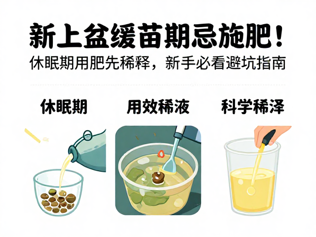 休眠期施肥的科学稀释与操作细节