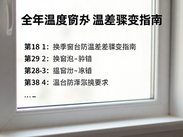 季节性环境调控与物理防护策略