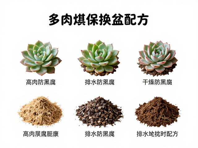 高排水防黑腐的基质配方解析