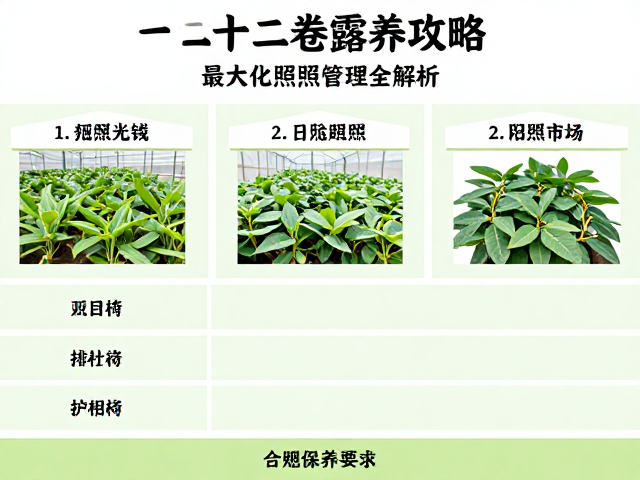季节性光照管理与养护细节